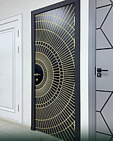 Stunning 2D HDHMR Door with Geometric Deco Paint Design Stunning 2D HDHMR Door with Geometric Deco Paint Design