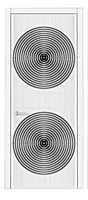 Modern Concentric 2.5D HDHMR Door with Elegant Beige Finish