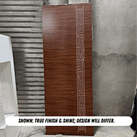 Luminous Crystal Inlay Door – Modern Elegance | BDMCD001 | Bharat Door Nirman