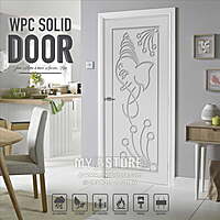 2D Solid WPC Bathroom Door SB2DD1005