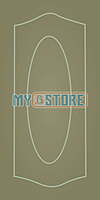 2D Solid WPC Bathroom Door SB2DD1006