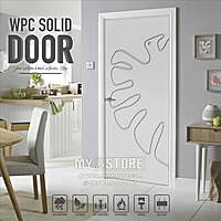 2D Solid WPC Bathroom Door SB2DD1011 2D Solid WPC Bathroom Door SB2DD1011