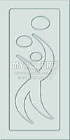 2D Solid WPC Bathroom Door SB2DD1013 2D Solid WPC Bathroom Door SB2DD1013