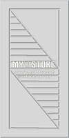 2D Solid WPC Bathroom Door SB2DD1018 2D Solid WPC Bathroom Door SB2DD1018