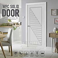 2D Solid WPC Bathroom Door SB2DD1018 2D Solid WPC Bathroom Door SB2DD1018