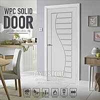 2D Solid WPC Bathroom Door SB2DD1019 2D Solid WPC Bathroom Door SB2DD1019
