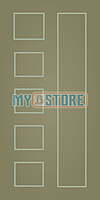 2D Solid WPC Bathroom Door SB2DD1034 2D Solid WPC Bathroom Door SB2DD1034