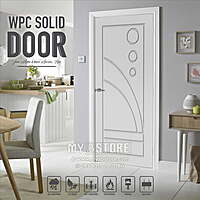 2D Solid WPC Bathroom Door SB2DD1038 2D Solid WPC Bathroom Door SB2DD1038