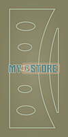 2D Solid WPC Bathroom Door SB2DD1039