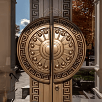 Premium HDHMR 3D Glass Door with PU Paint – Luxury & Durability
