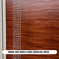 Luminous Crystal Inlay Door – Modern Elegance | BDMCD001 | Bharat Door Nirman