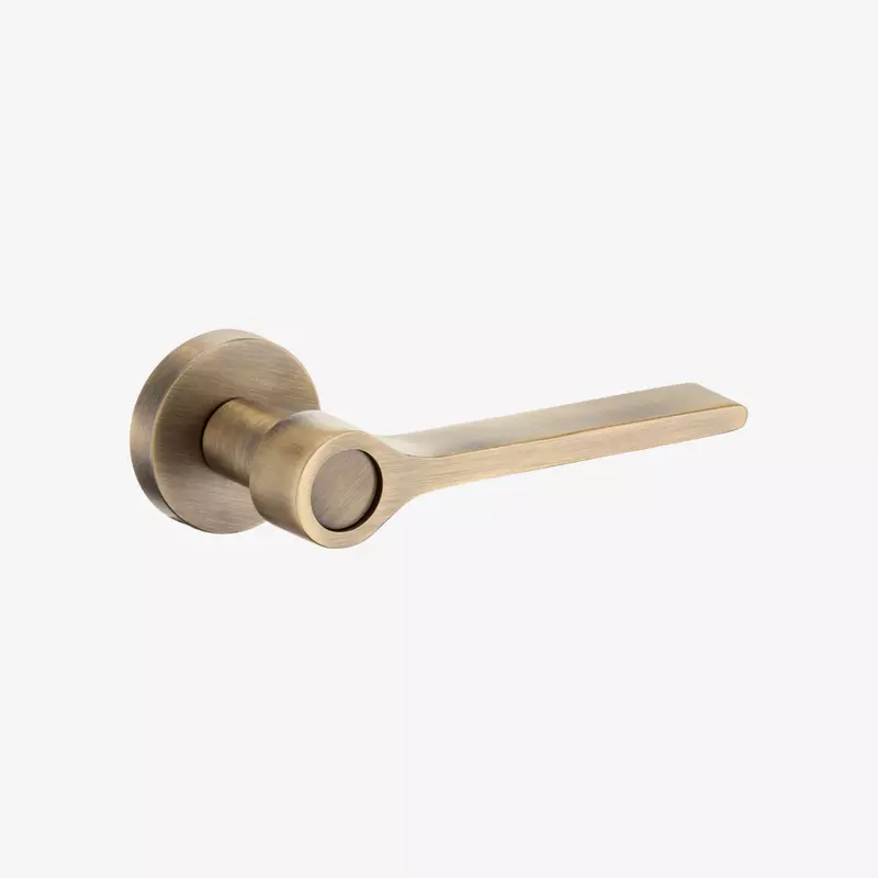 Abitare Leva Brass Door Handle - PT Finish (LEV OR PT) Abitare Leva Brass Door Handle - PT Finish (LEV OR PT)