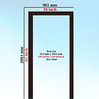 PerfectFit Bedroom Door Frame Solutions (5 X 2.5 Inch) Single Patam / Step / Beam