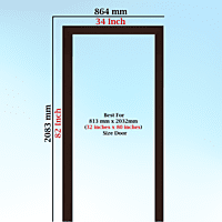 PerfectFit Bedroom Door Frame Solutions (5 X 2.5 Inch) Single Patam / Step / Beam PerfectFit Bedroom Door Frame Solutions (5 X 2.5 Inch) Single Patam / Step / Beam