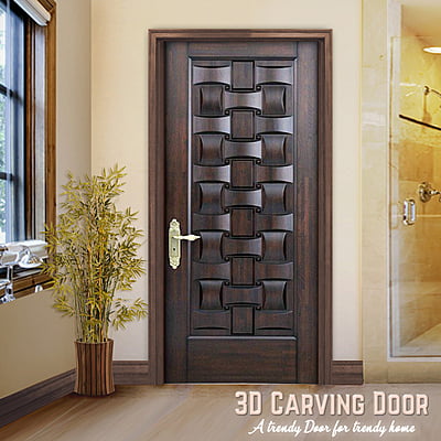 3D Relief Carved Doors SBRCD0001