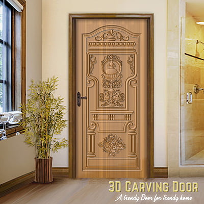 3D Relief Carved Doors SBRCD0006