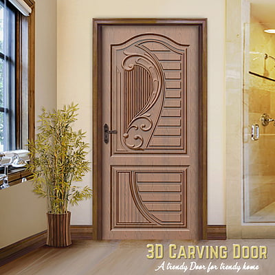 3D Relief Carved Doors SBRCD0009