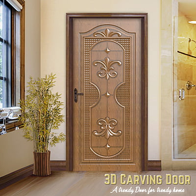 3D Relief Carved Doors SBRCD0013
