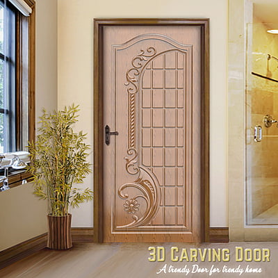 3D Relief Carved Doors SBRCD0018