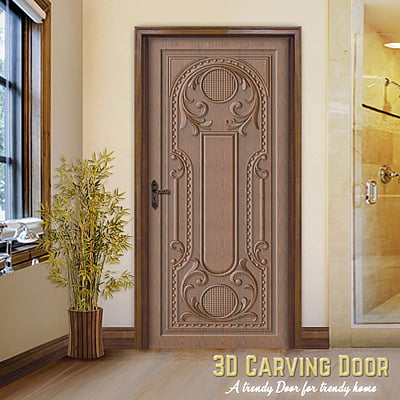 3D Relief Carved Doors SBRCD0023