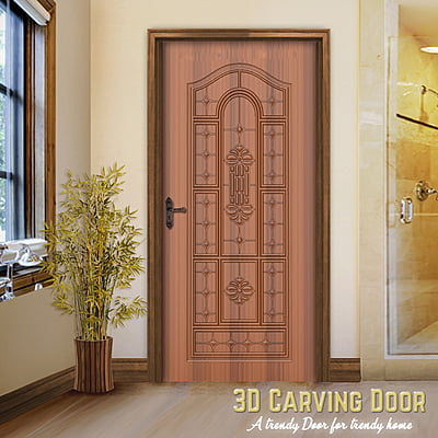 3D Relief Carved Doors SBRCD0027