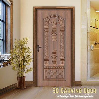 3D Relief Carved Doors SBRCD0031