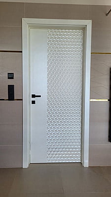 Modern 3D HDHMR Door with Deco Paint