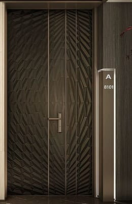 Modern Luxe: 3D HDHMR Door with Deco Pain