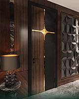 Luxurious 2.5D HDHMR Door with Deco Paint Finish Luxurious 2.5D HDHMR Door with Deco Paint Finish