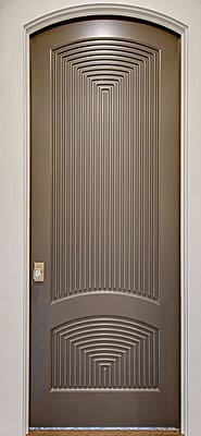 Elegant HDHMR Fluted Door with Deco Paint