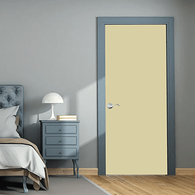 Ivory PRE-LAMINATED HDHMR DOOR