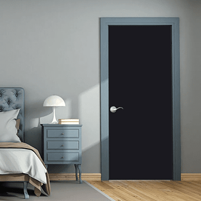 Black PRE-LAMINATED HDHMR DOOR