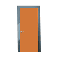 Orange PRE-LAMINATED HDHMR DOOR Orange PRE-LAMINATED HDHMR DOOR