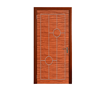 2D Solid WPC Bathroom Door SB2DD1004