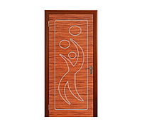 2D Solid WPC Bathroom Door SB2DD1013