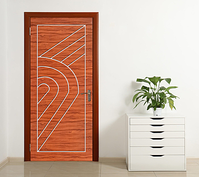 2D Solid WPC Bathroom Door SB2DD1037