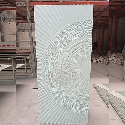 Luxurious 3D HDHMR Door with PU Paint in Inner Peace (7443)