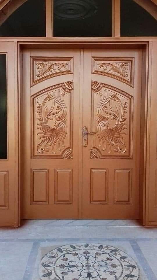 Elegant Bronze Double HDHMR Moulding Door Customizable Ornate Design elegant-bronze-double-hdhmr-moulding-door-customizable-ornate-design