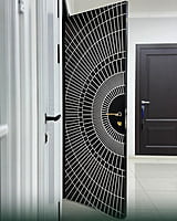 Stunning 2D HDHMR Door with Geometric Deco Paint Design Stunning 2D HDHMR Door with Geometric Deco Paint Design