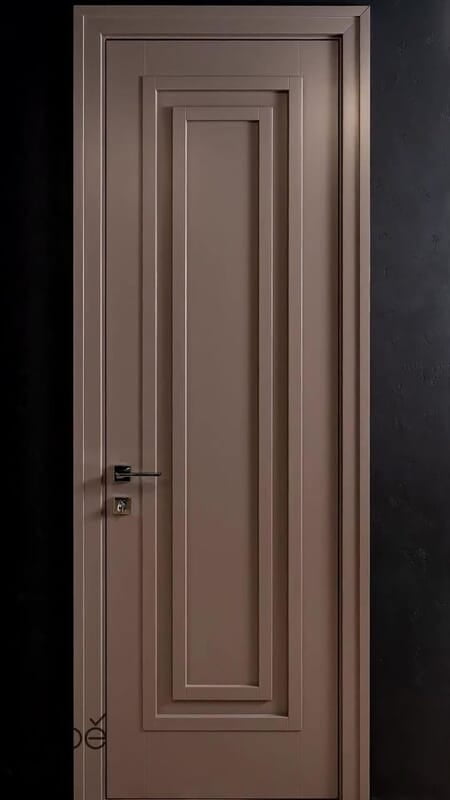 Modern Minimalist 3D HDHMR Moulding Door in Taupe Modern Minimalist 3D HDHMR Moulding Door in Taupe