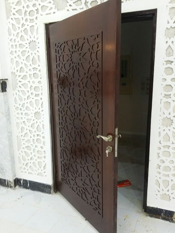 Elegant 3D HDHMR Door with Intricate Deco Paint Design Elegant 3D HDHMR Door with Intricate Deco Paint Design