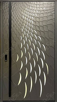 Luminous Wave HDHMR Moulding Door