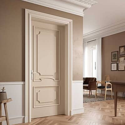 Classic 3D HDHMR Moulding Door with Deco Paint