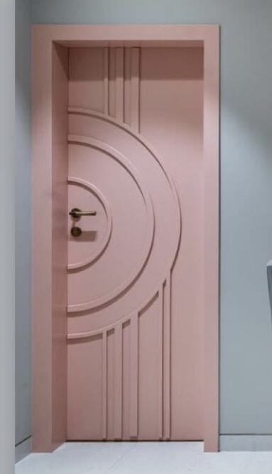 Elegant Pink 3D HDHMR Door with Deco Paint Elegant Pink 3D HDHMR Door with Deco Paint