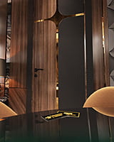 Luxurious 2.5D HDHMR Door with Deco Paint Finish Luxurious 2.5D HDHMR Door with Deco Paint Finish