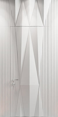 Sleek 3D Facet HDHMR Door