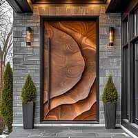 Elegant Woodgrain 3D HDHMR Door Elegant Woodgrain 3D HDHMR Door